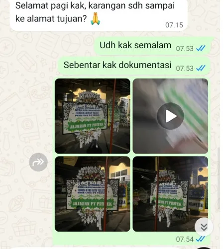 Pengiriman Papan Bunga Selamat Tanah Tinggi