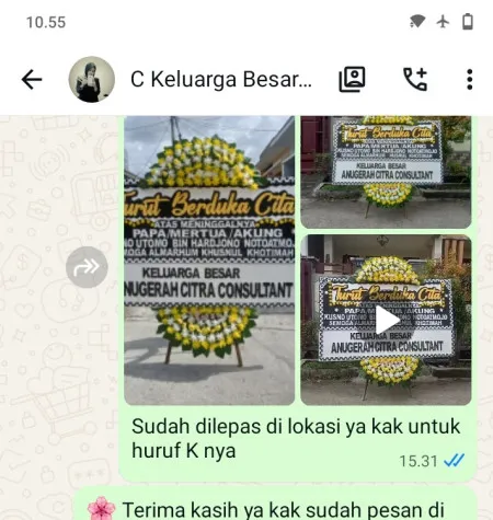 Pengiriman Papan Bunga Duka Tanah Tinggi