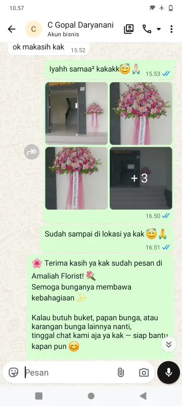 Pengiriman Karangan Bunga Tanah Tinggi